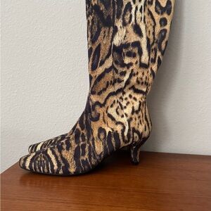 Leopard Print Women's Boots